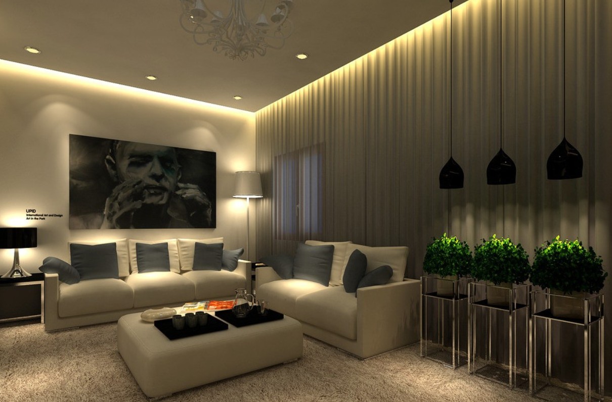 Best-Living-Room-Ceiling-Lights-Design-Ideas-Home-Interior-Light-Fixture-Modern-Lighting-LED-Bulb-Lamp-Chandeliers-Rug-Painting-Sofa-Set-Pillows-Table-Lamps-Curtains-Decoration