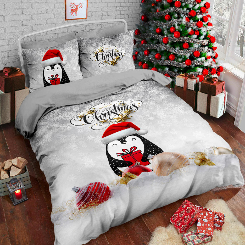 X-Mas OBOJSTRANNÁ POSTEĽNÁ BIELIZEŇ