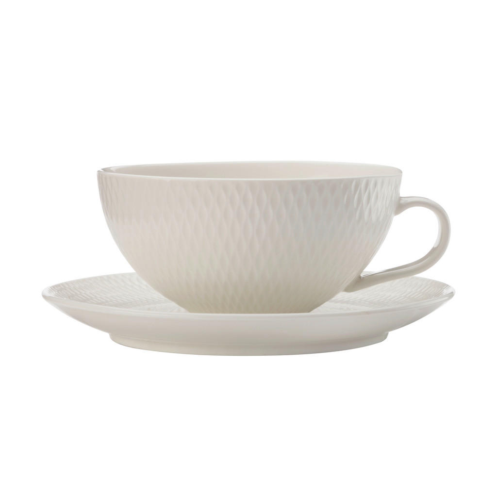 Maxwell & Williams ŠÁLKA NA ČAJ S TANIERIKOM porcelán Maxwell & Williams